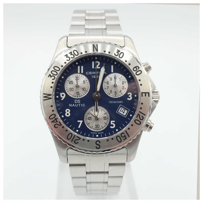 Front view of Certina DS Nautic Men's Swiss Quartz (Battery-Powered) Watch C542-7118-42-52-SD