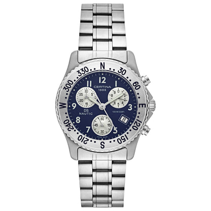 Front view of Certina DS Nautic Men's Swiss Quartz (Battery-Powered) Watch C542-7118-42-52