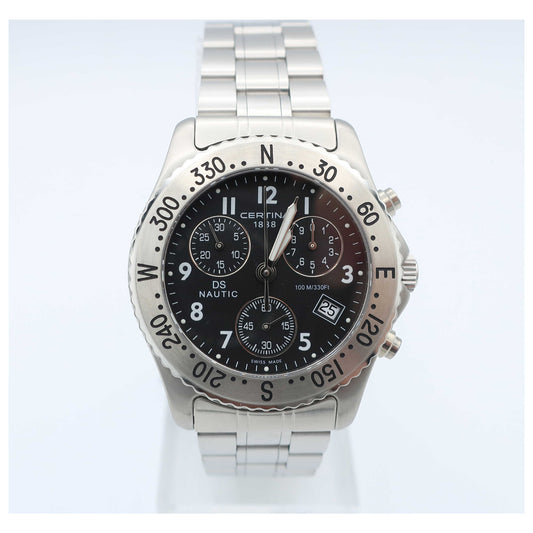 Front view of Certina DS Nautic Men's Swiss Quartz (Battery-Powered) Watch C542-7118-42-69-SD