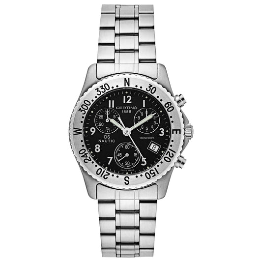 Front view of Certina DS Nautic Men's Swiss Quartz (Battery-Powered) Watch C542-7118-42-69