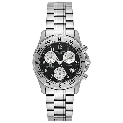 Front view of Certina DS Nautic Men's Swiss Quartz (Battery-Powered) Watch C542-7118-42-92