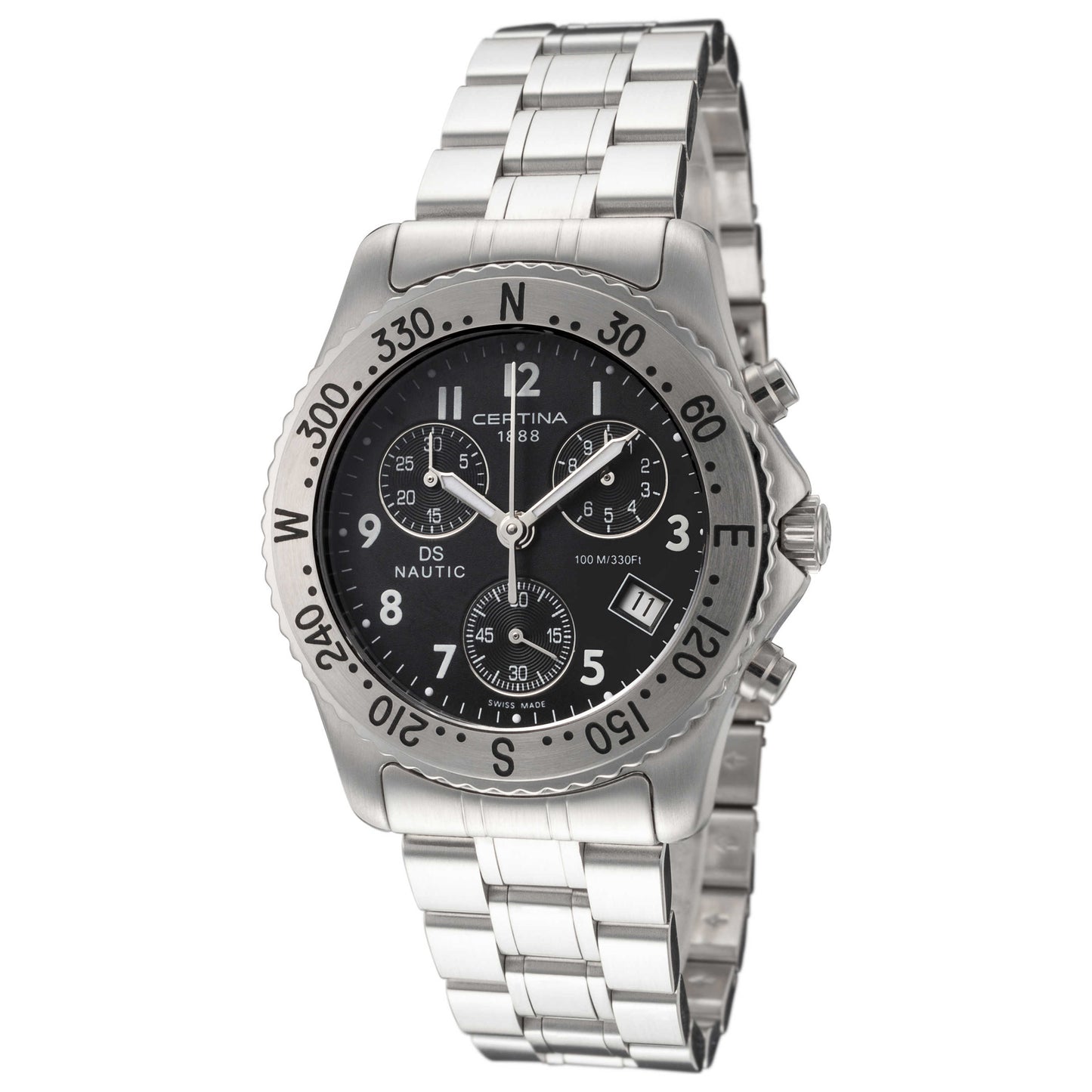 Front view of Certina DS Nautic Men's Quartz Watch C54271184269