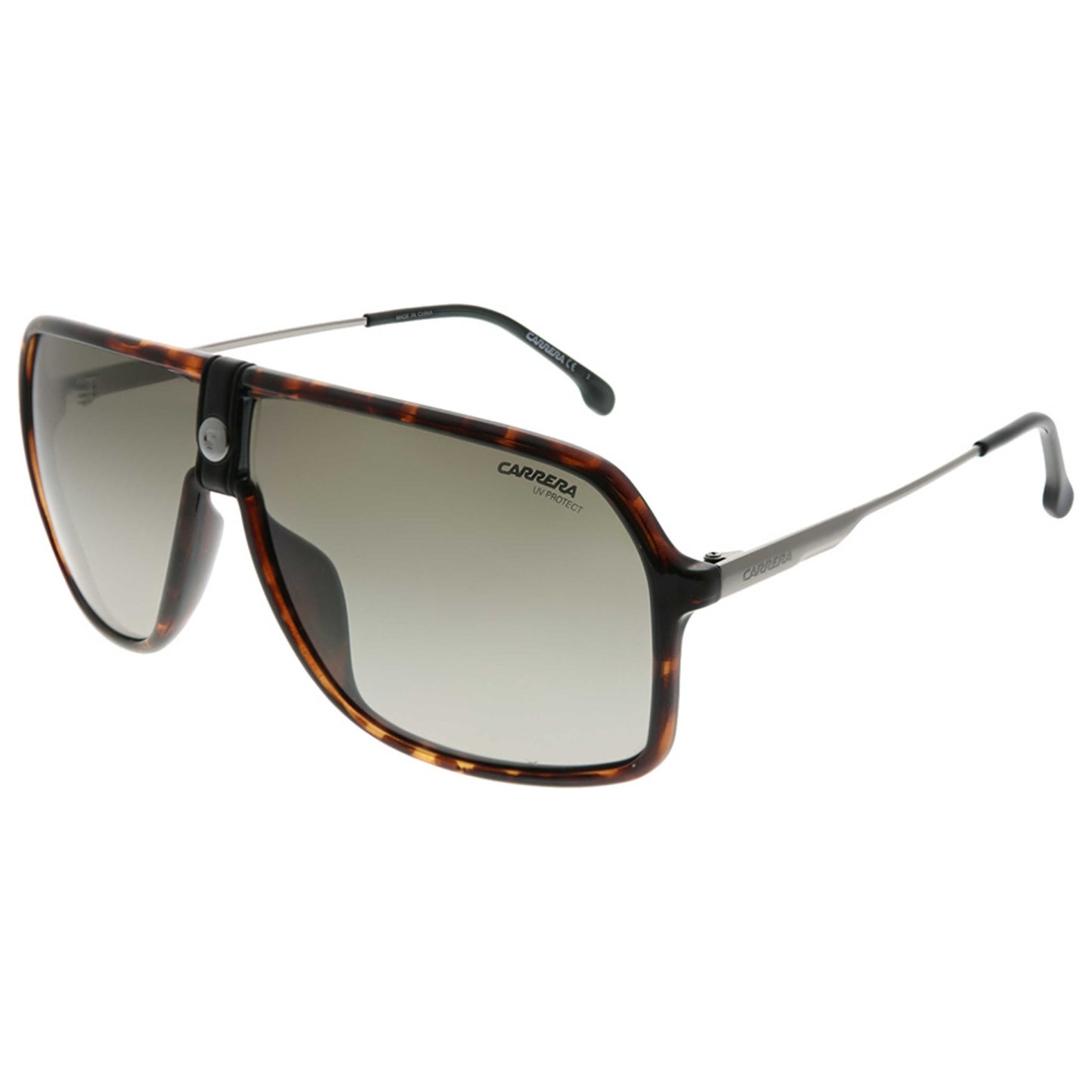 Front view of Carrera Fashion Unisex Sunglasses CA-Carrera1019-086-HA