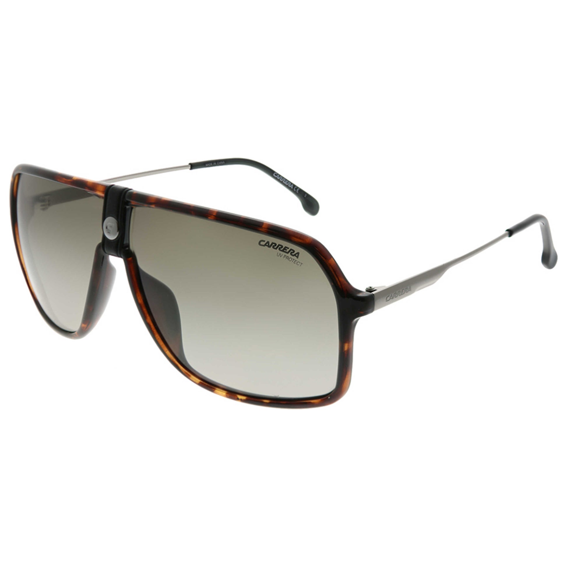 Front view of Carrera Fashion Unisex Sunglasses CA-Carrera1019-086-HA