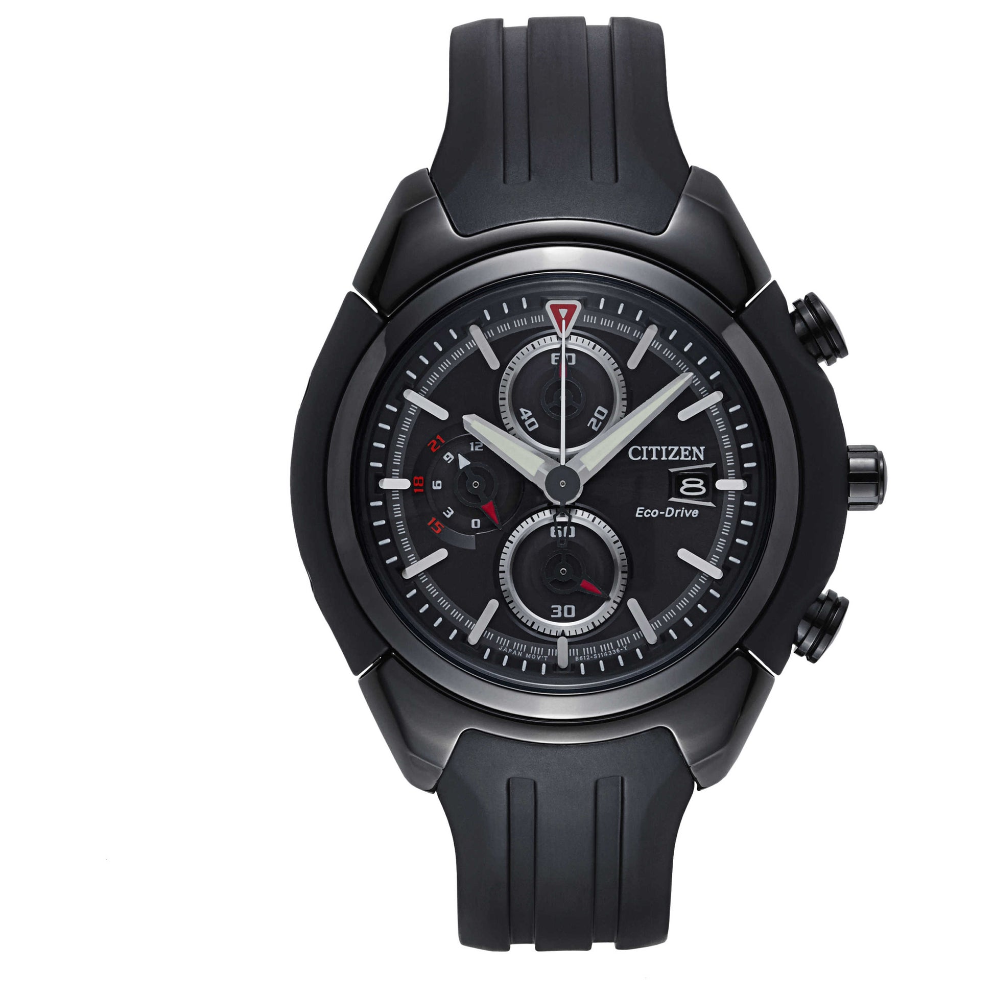 Front view of Citizen Eco-Drive Men's Solar Powered Quartz Eco-Drive Watch CA0285-01E