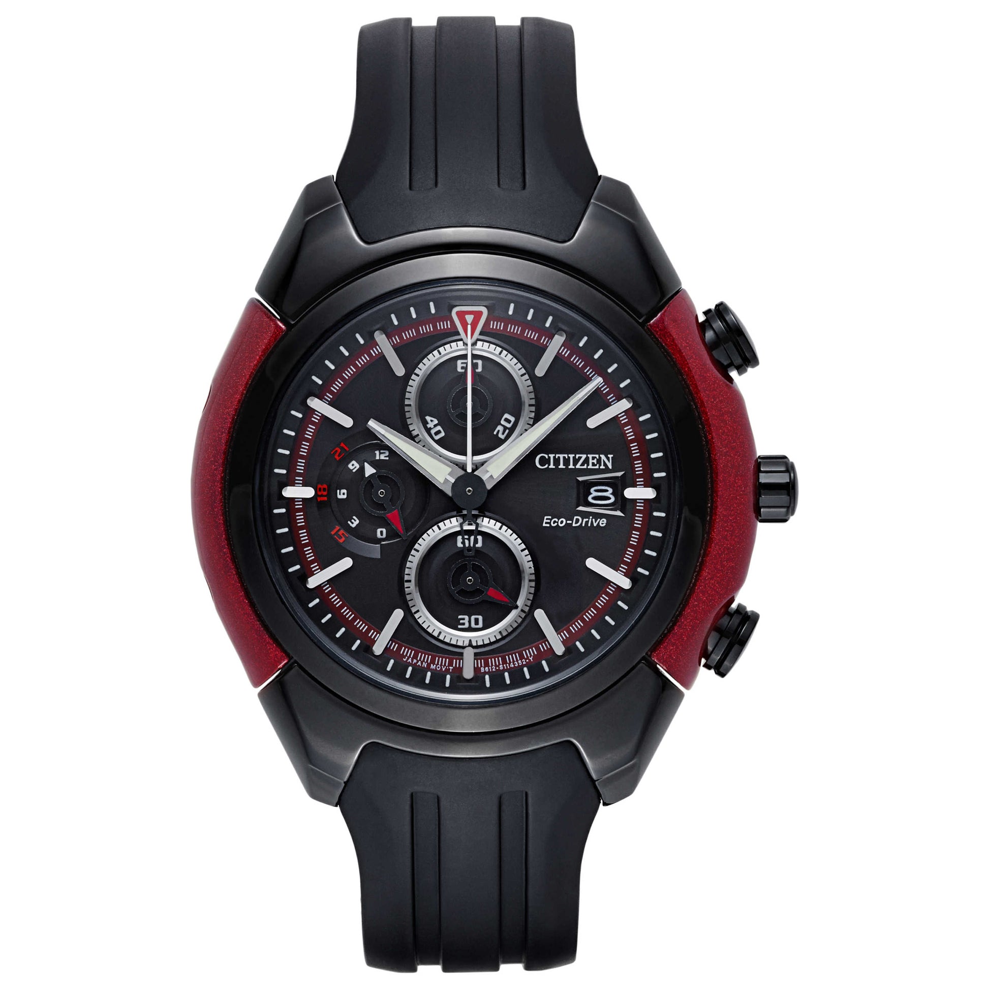 Front view of Citizen Eco-Drive Men's Solar Powered Quartz Eco-Drive Watch CA0287-05E