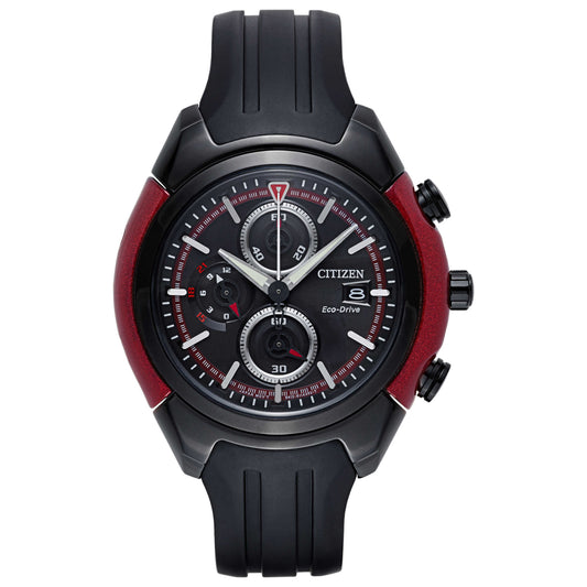 Front view of Citizen Eco-Drive Men's Solar Powered Quartz Eco-Drive Watch CA0287-05E