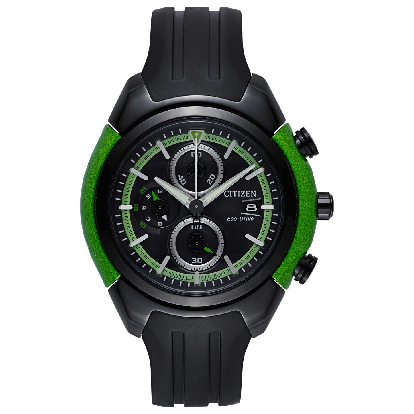 Front view of Citizen Eco-Drive Men's Solar Powered Quartz Eco-Drive Watch CA0289-00E