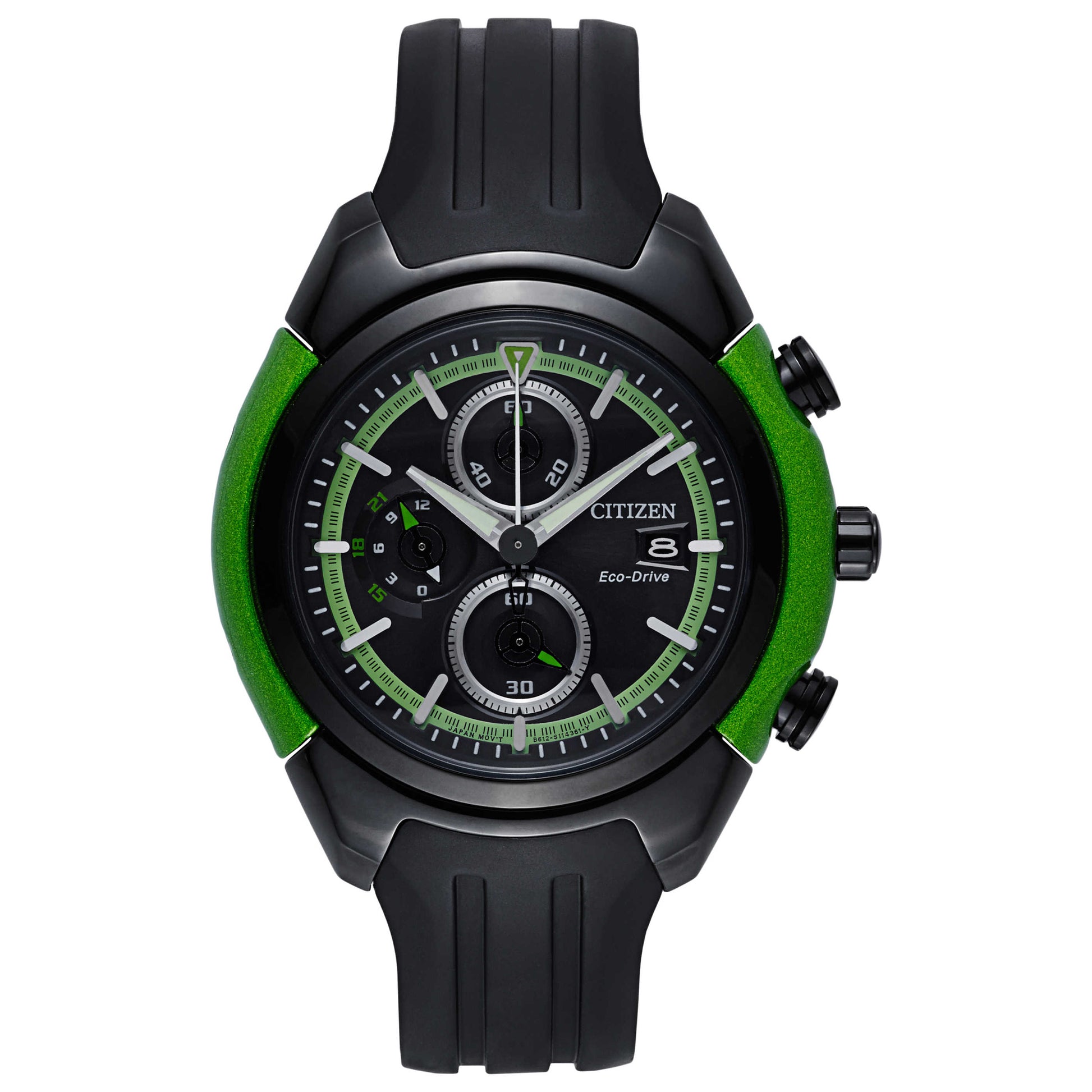 Front view of Citizen Eco-Drive Men's Solar Powered Quartz Eco-Drive Watch CA0289-00E