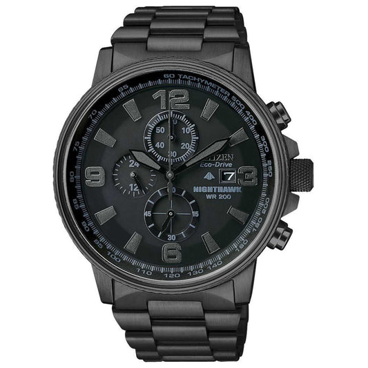 Front view of Citizen Nighthawk Men's Solar Watch CA0295-58E