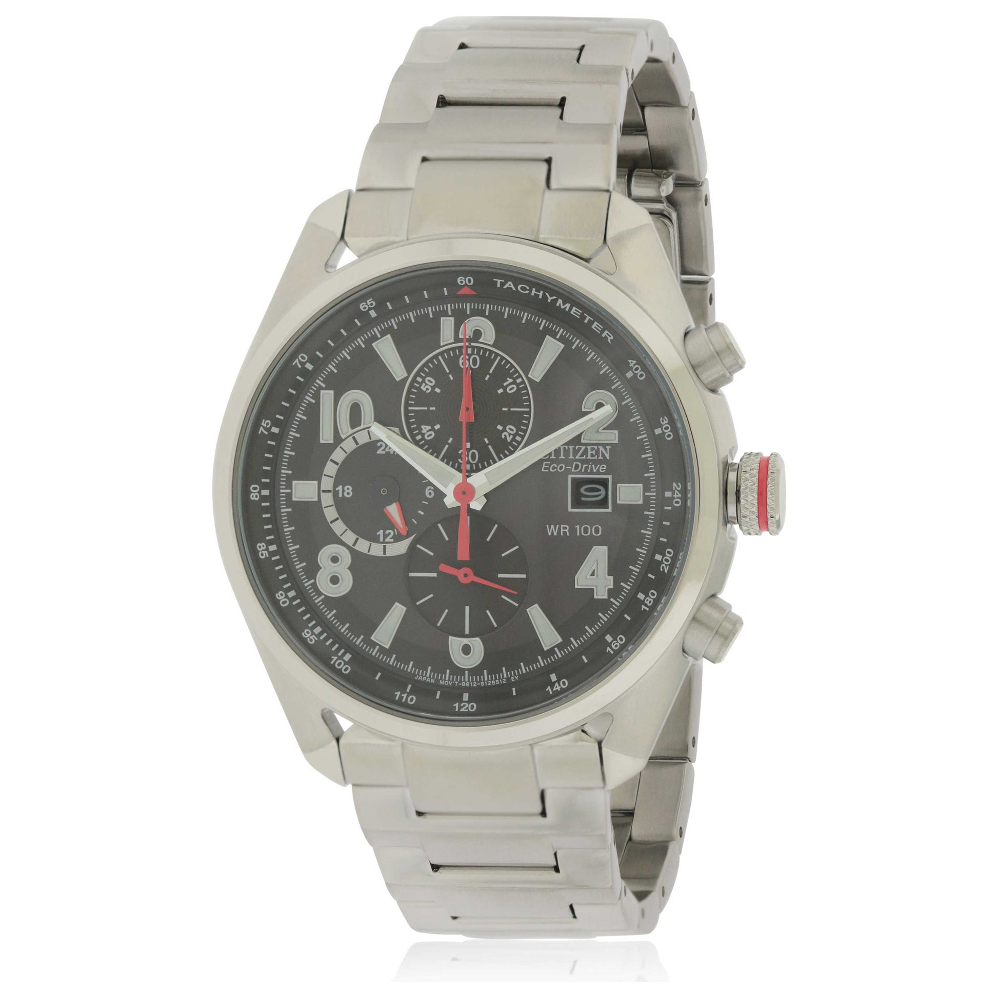 Front view of Citizen Eco-Drive Men's Solar Powered Quartz Eco-Drive Watch CA0368-56E