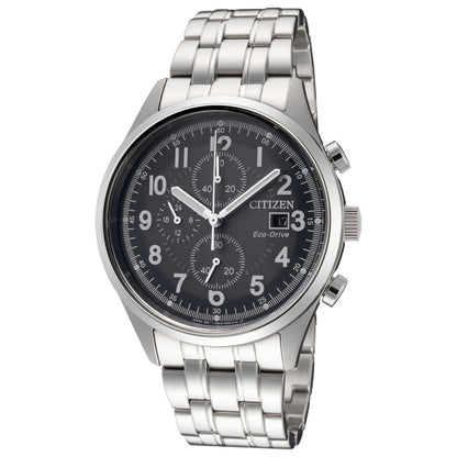 Front view of Citizen Chandler Men's Solar Watch CA0620-59H