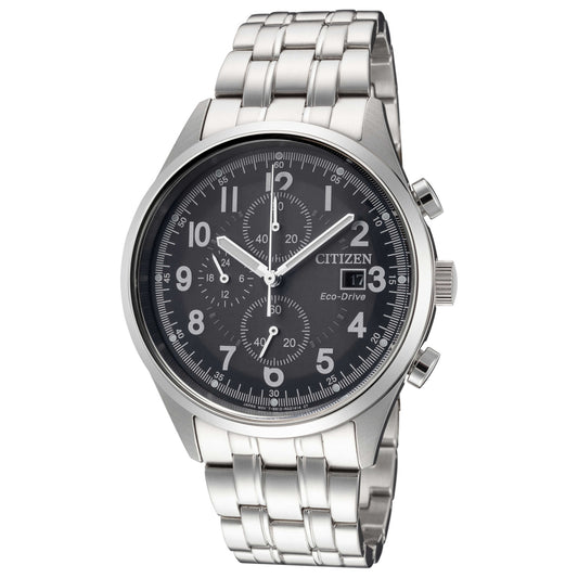 Front view of Citizen Chandler Men's Solar Watch CA0620-59H