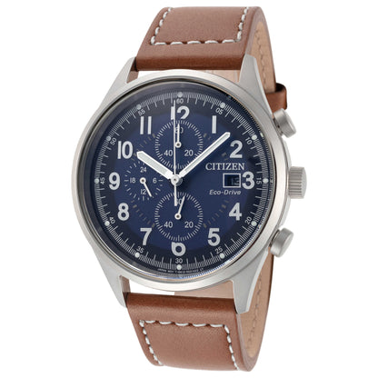 Front view of Citizen Chandler Men's Solar Watch CA0621-05L