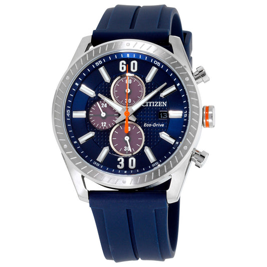 Front view of Citizen CTO Men's Solar Powered Quartz Eco-Drive Watch CA0661-01L