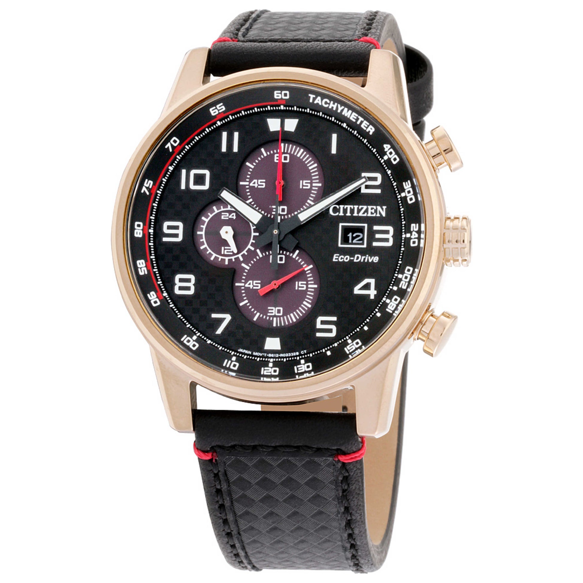 Front view of Citizen PRIMO Men's Solar Watch CA0683-08E