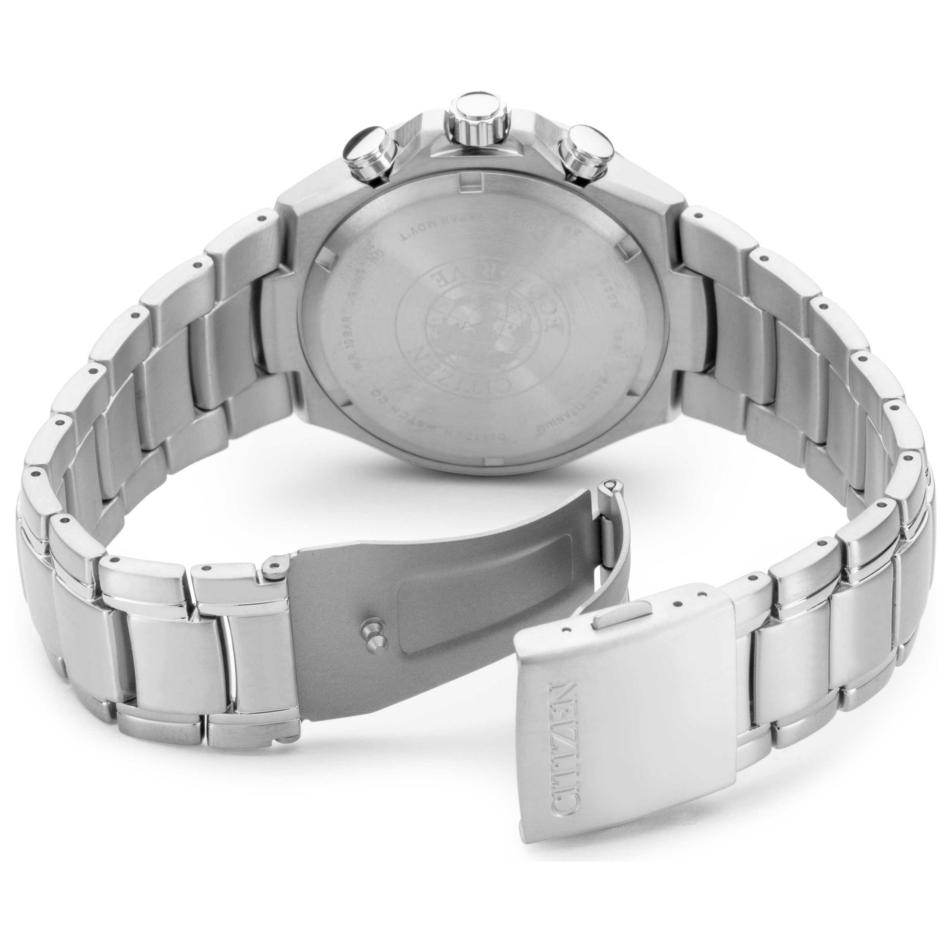 Back view of Citizen Eco-Drive Men's Japanese Quartz (Battery-Powered) Watch CA0700-51L