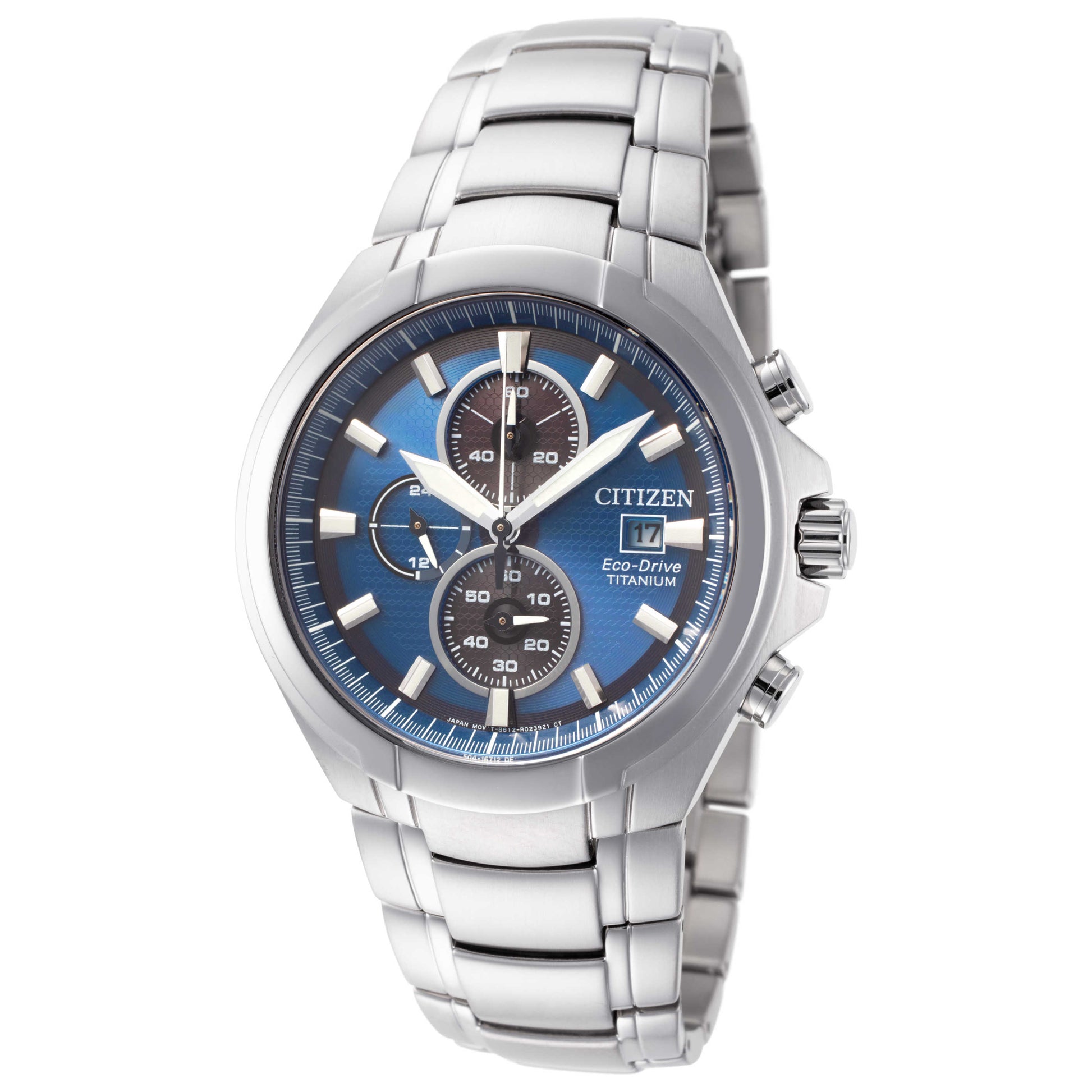 Front view of Citizen Eco-Drive Men's Japanese Quartz (Battery-Powered) Watch CA0700-51L