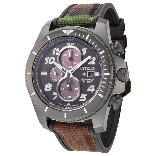 Front view of Citizen Promaster Tough Men's Solar Watch CA0727-12E
