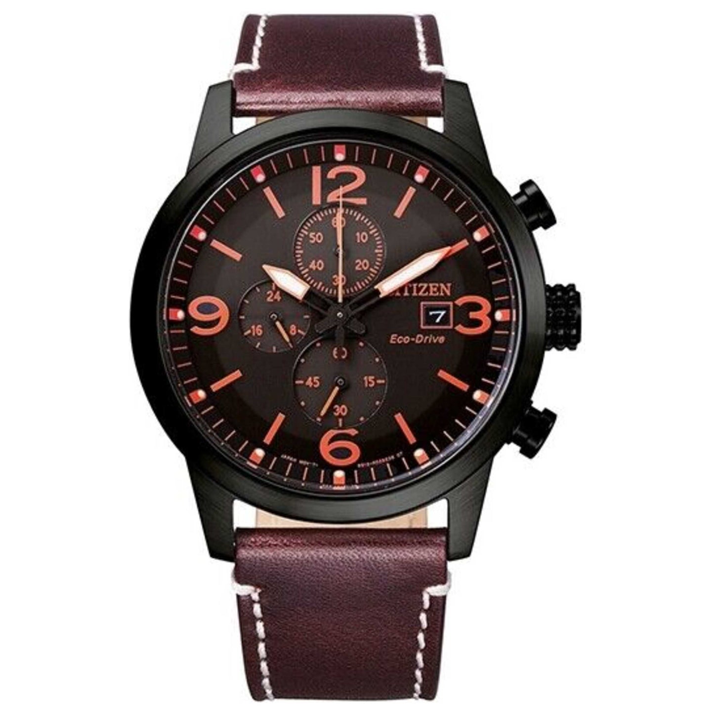 Front view of Citizen Urban Men's Solar Powered Quartz Eco-Drive Watch CA0745-11E