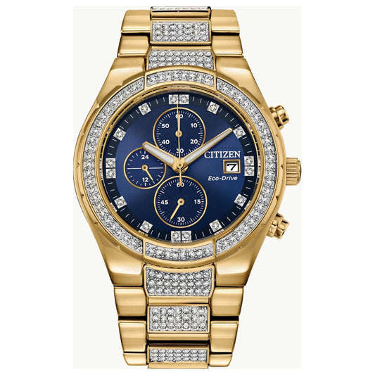 Front view of Citizen Classic Men's Solar Powered Quartz Eco-Drive Watch CA0752-58L