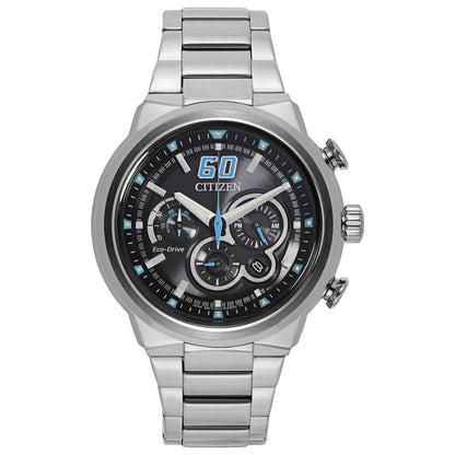 Front view of Citizen Eco-Drive Men's Solar Powered Quartz Eco-Drive Watch CA4130-56E