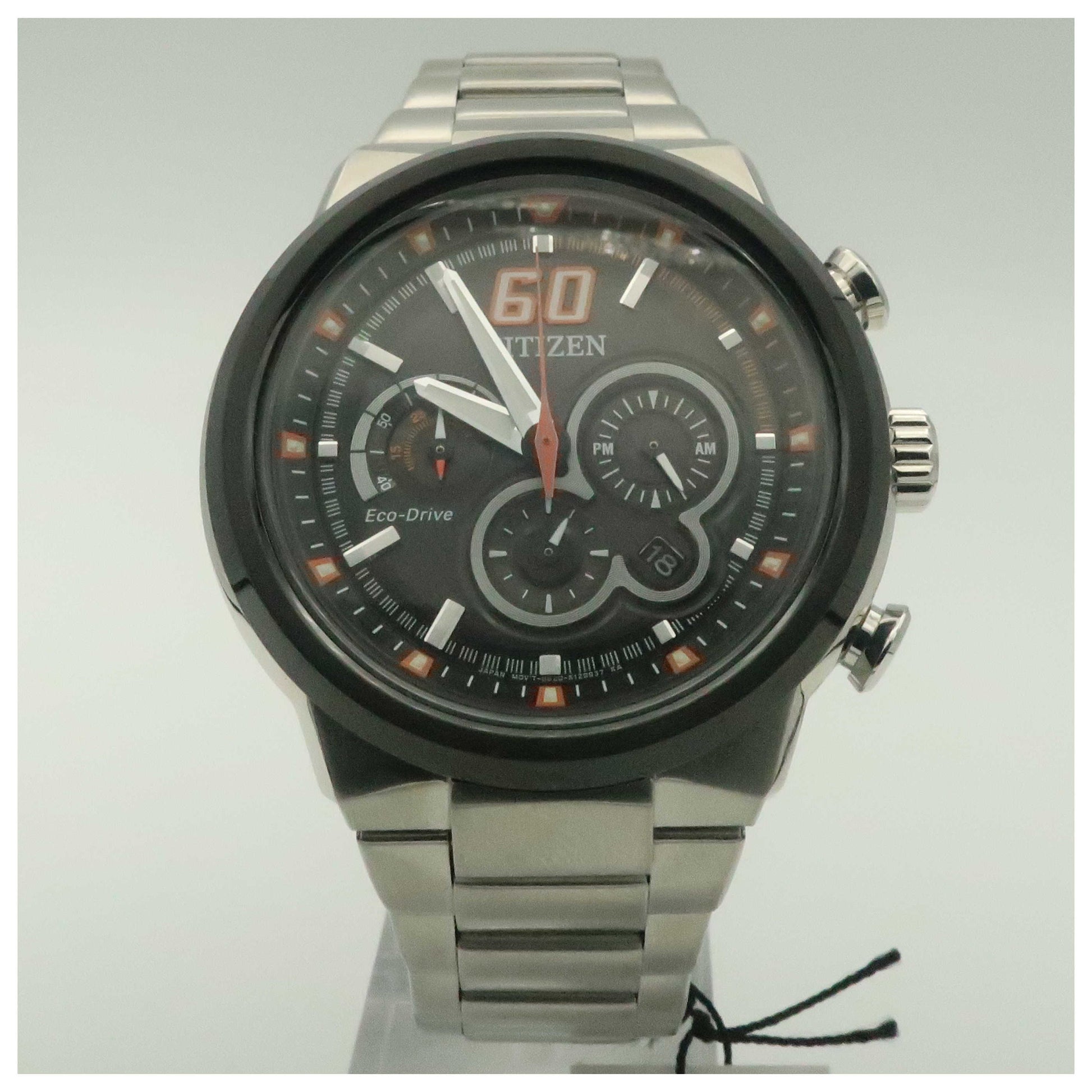 Front view of Citizen Eco-Drive Men's Solar Powered Quartz Eco-Drive Watch CA4134-55E-SDV