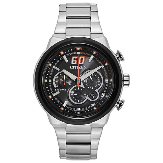 Front view of Citizen Eco-Drive Men's Solar Powered Quartz Eco-Drive Watch CA4134-55E