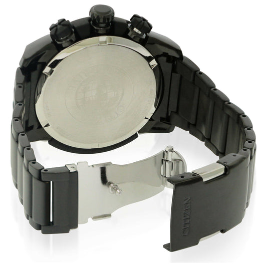 Back view of Citizen Ecosphere Men's Solar Powered Quartz Eco-Drive Watch CA4184-81E