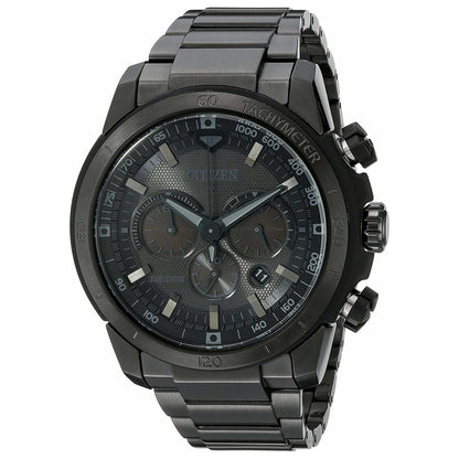 Front view of Citizen Ecosphere Men's Solar Powered Quartz Eco-Drive Watch CA4184-81E