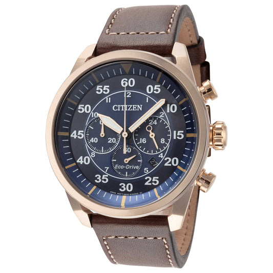 Front view of Citizen Avion Men's Solar Watch CA4213-18L