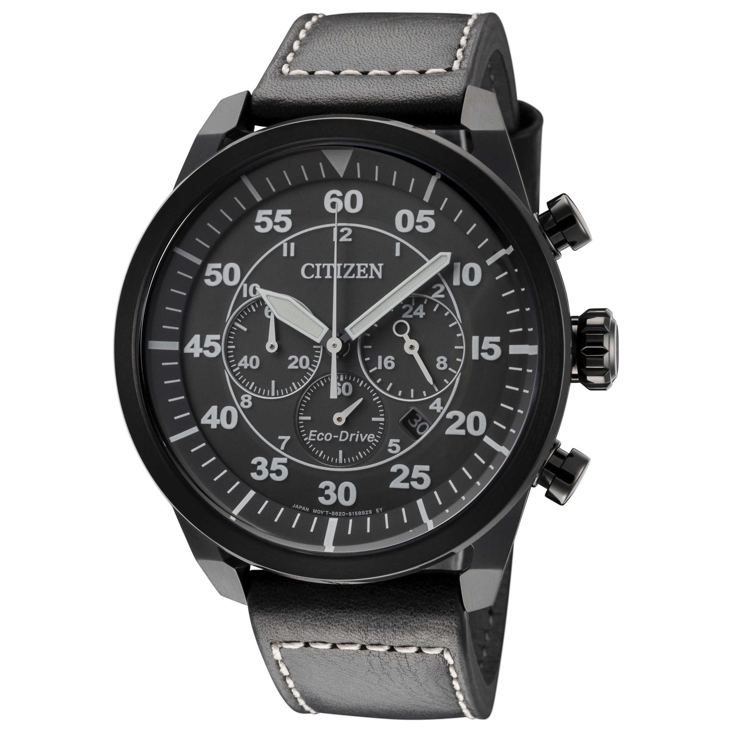 Front view of Citizen Avion Men's Solar Watch CA4215-21H