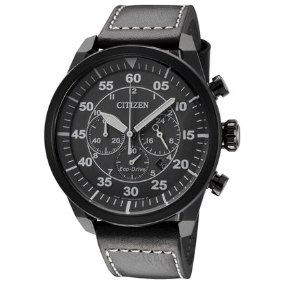 Front view of Citizen Avion Men's Solar Watch CA4215-21H