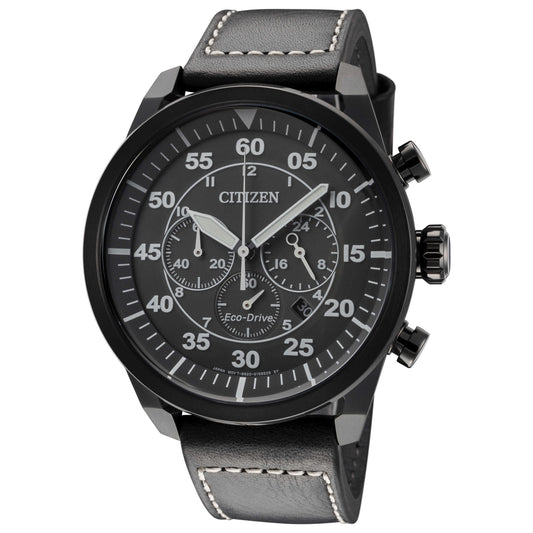 Front view of Citizen Avion Men's Solar Watch CA4215-21H