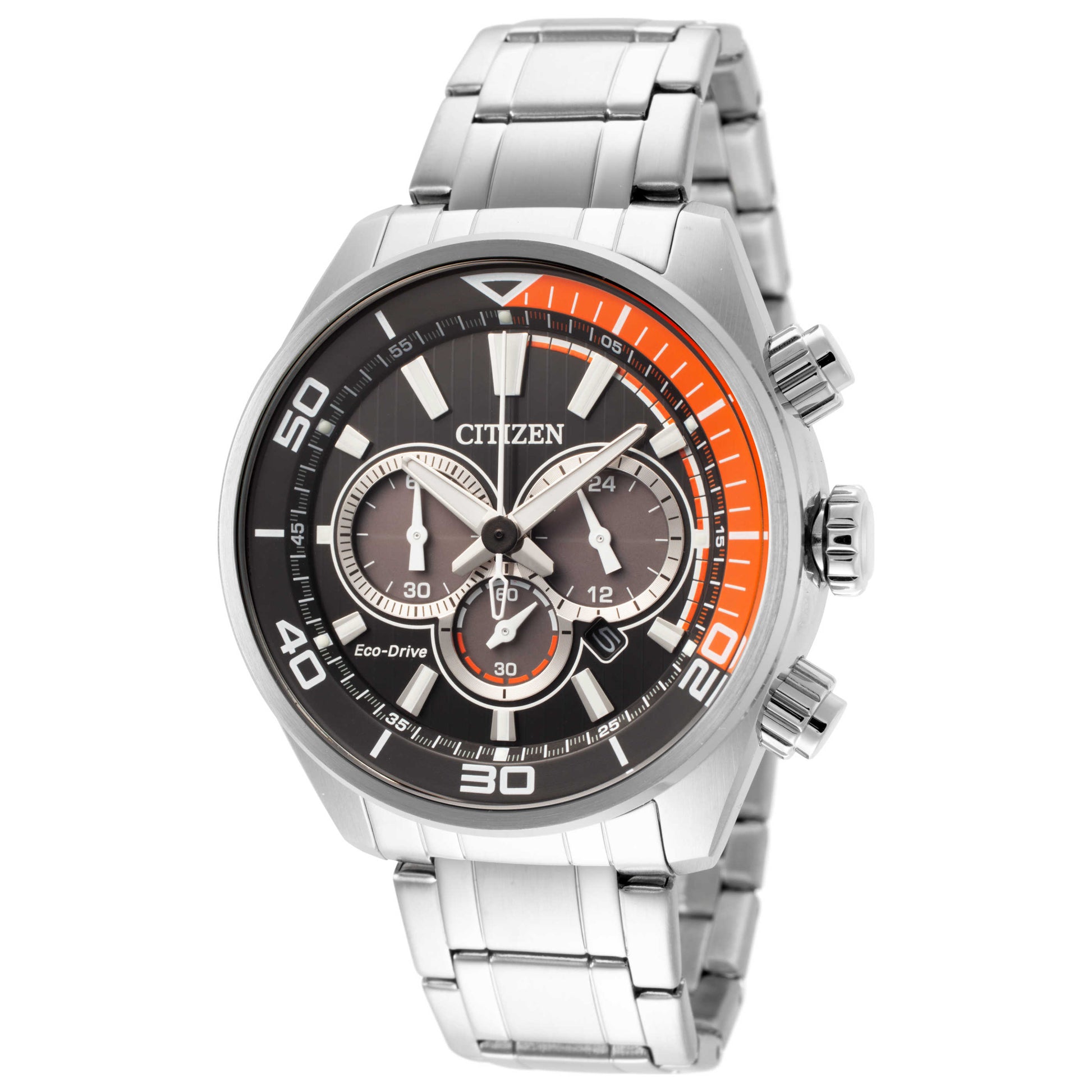 Front view of Citizen Chandler Men's Japanese Quartz (Battery-Powered) Watch CA4330-57E