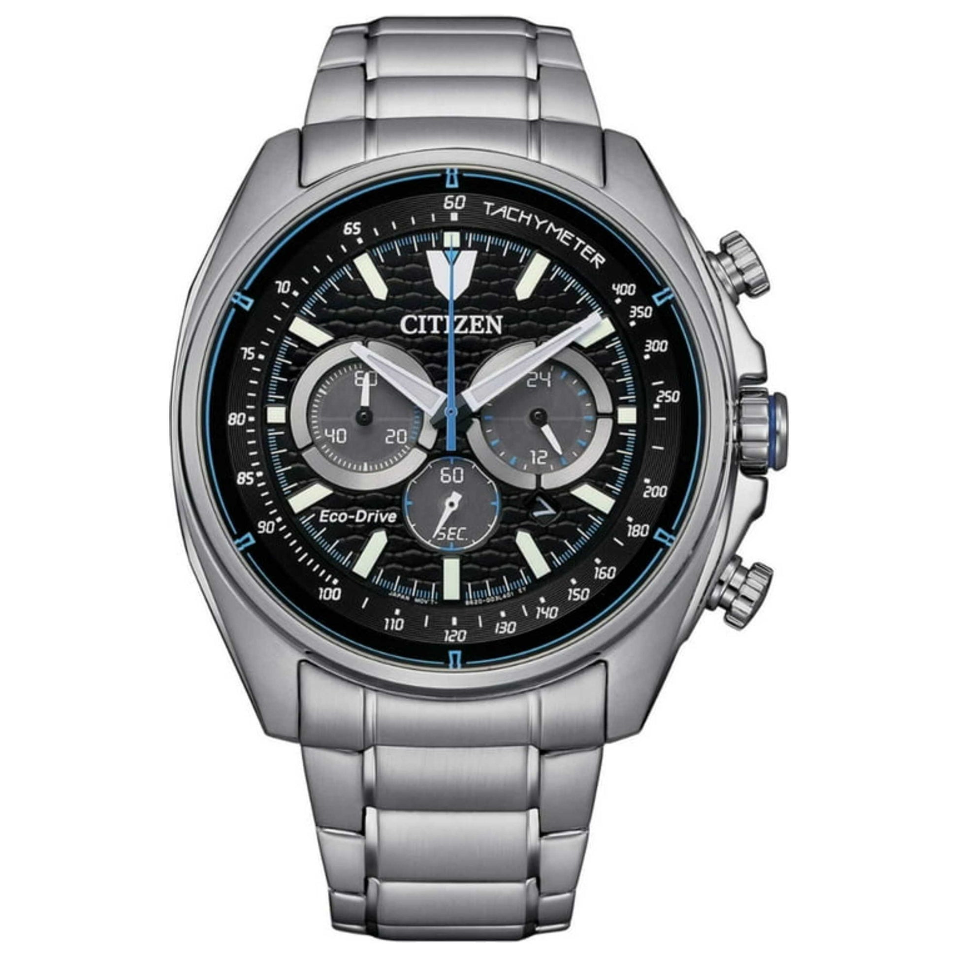 Front view of Citizen Classic Men's Solar Powered Quartz Eco-Drive Watch CA4560-81E