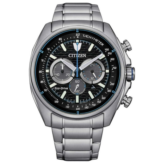 Front view of Citizen Classic Men's Solar Powered Quartz Eco-Drive Watch CA4560-81E