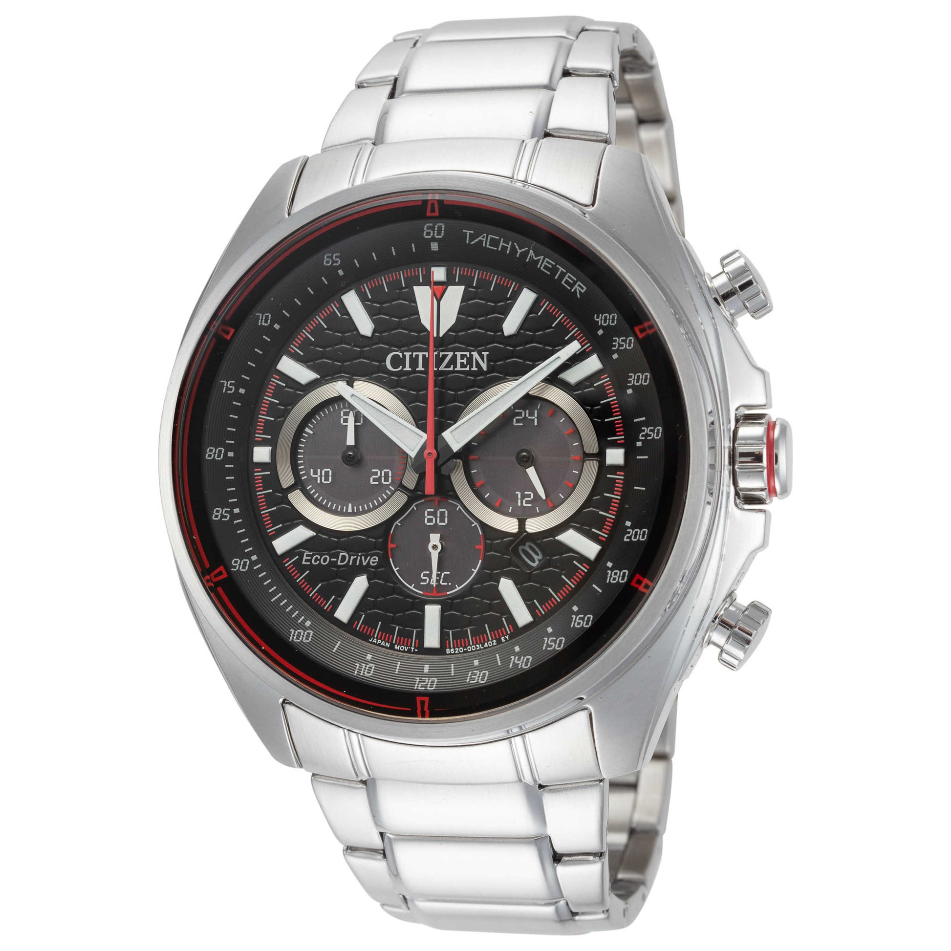 Front view of Citizen Classic Men's Solar Powered Quartz Eco-Drive Watch CA4561-89E