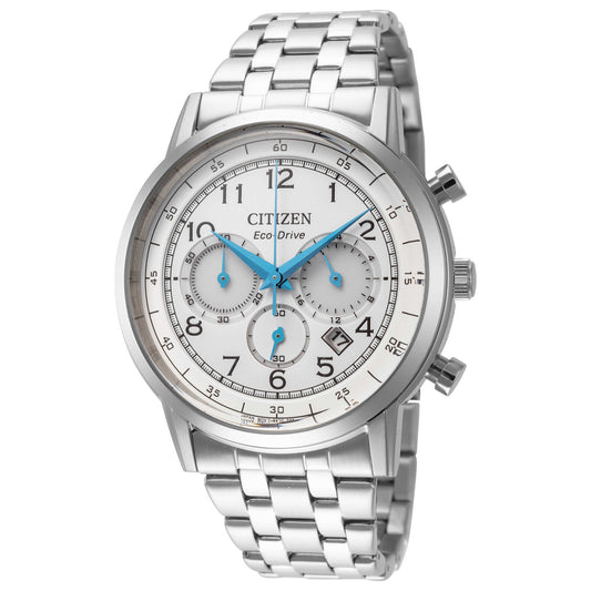 Front view of Citizen Classic Men's Solar Powered Quartz Eco-Drive Watch CA4630-53A