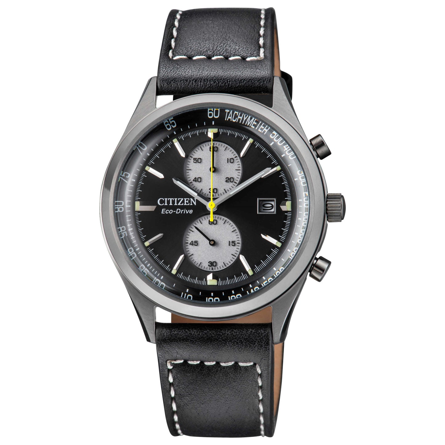 Front view of Citizen Chandler Men's Solar Watch CA7027-08E