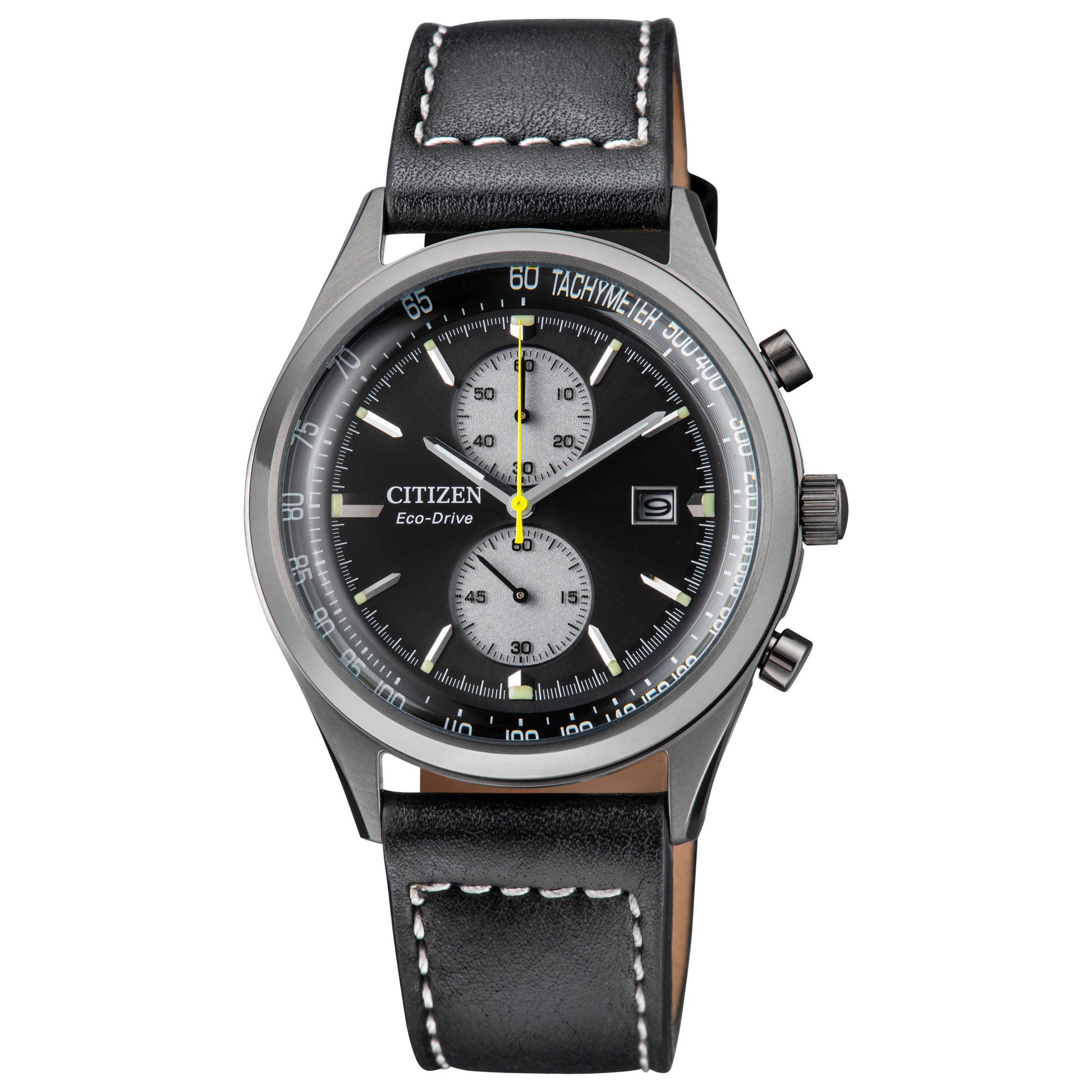 Front view of Citizen Chandler Men's Solar Watch CA7027-08E