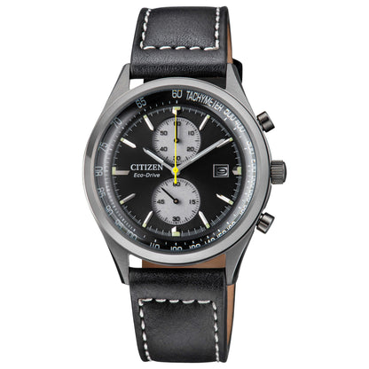 Front view of Citizen Chandler Men's Solar Watch CA7027-08E