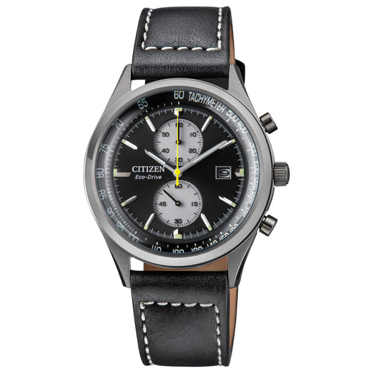 Front view of Citizen Chandler Men's Solar Watch CA7027-08E