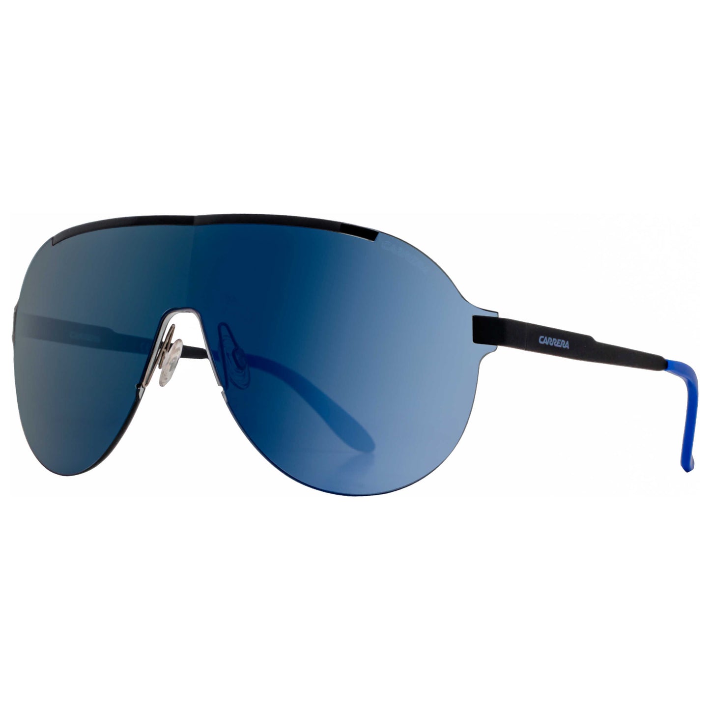 Front view of Carrera Shield Unisex Sunglasses CA92-FNB1G