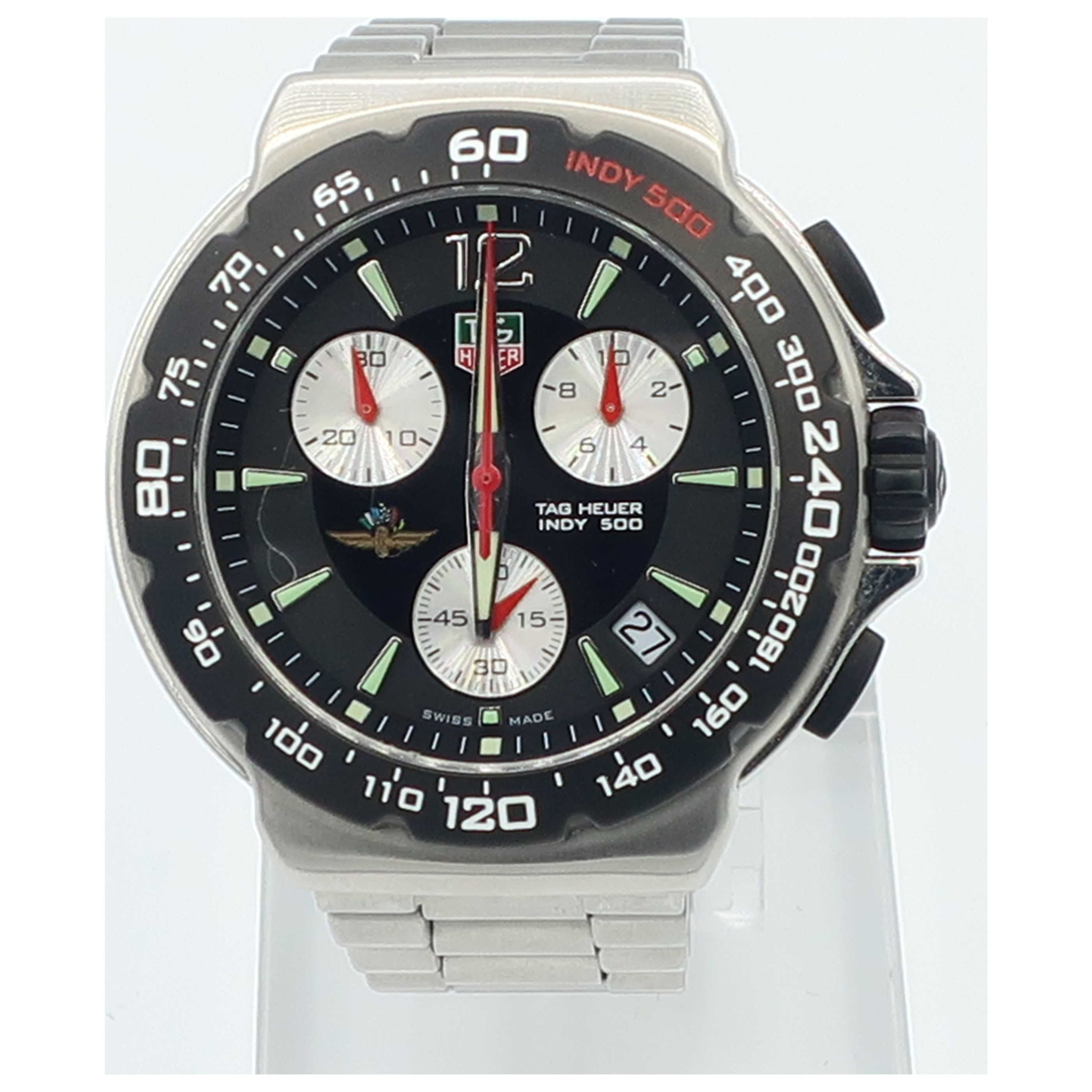 【アキオ】TAG Heuer Professional CK1111 TAG Heuer 2000 CK1111 39mm Chronograph White Men's Quartz Watch