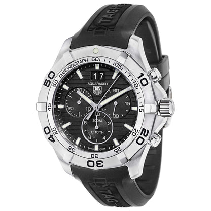 Front view of Tag Heuer Aquaracer Men's Swiss Quartz (Battery-Powered) Watch CAF101E-FT8011