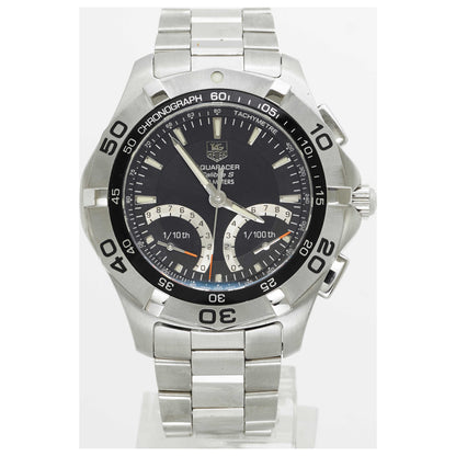 Front view of Tag Heuer Aquaracer Men's Swiss Kinetic Powered/Autoquartz Watch CAF7010-BA0815-PO
