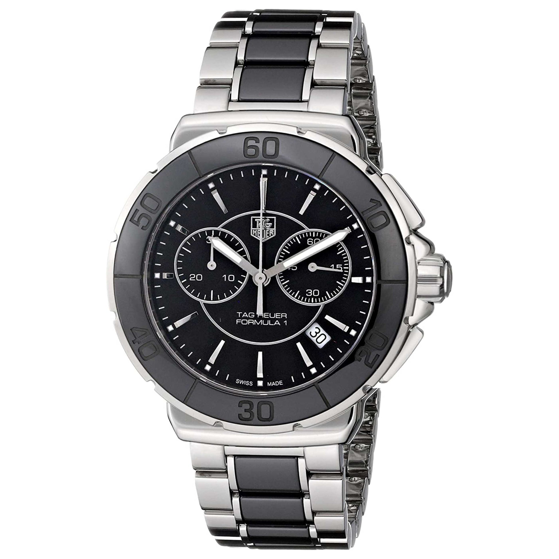 Front view of Tag Heuer Formula 1 Men's Swiss Quartz (Battery-Powered) Watch CAH1210-BA0862-SD