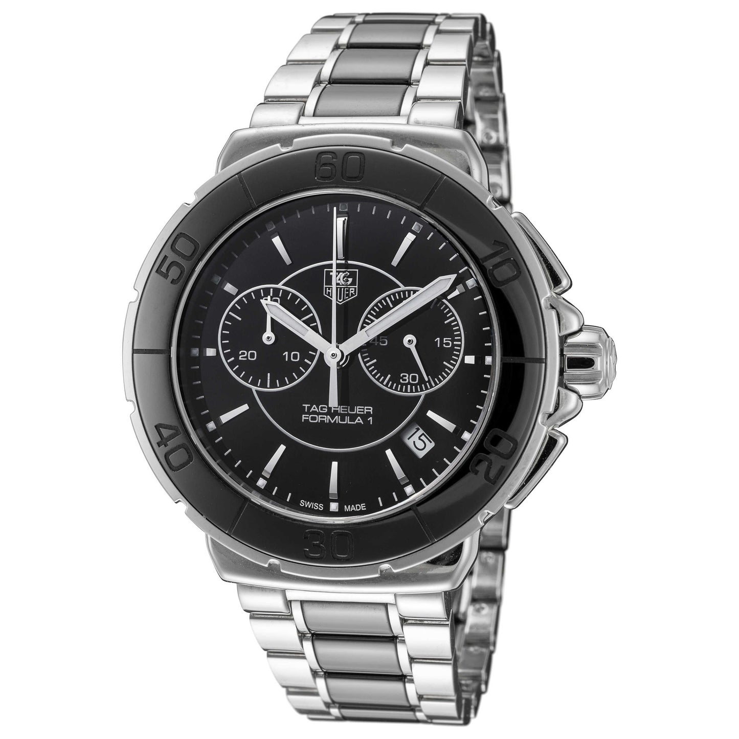 Front view of Tag Heuer Formula 1 Men's Swiss Quartz (Battery-Powered) Watch CAH1210-BA0862