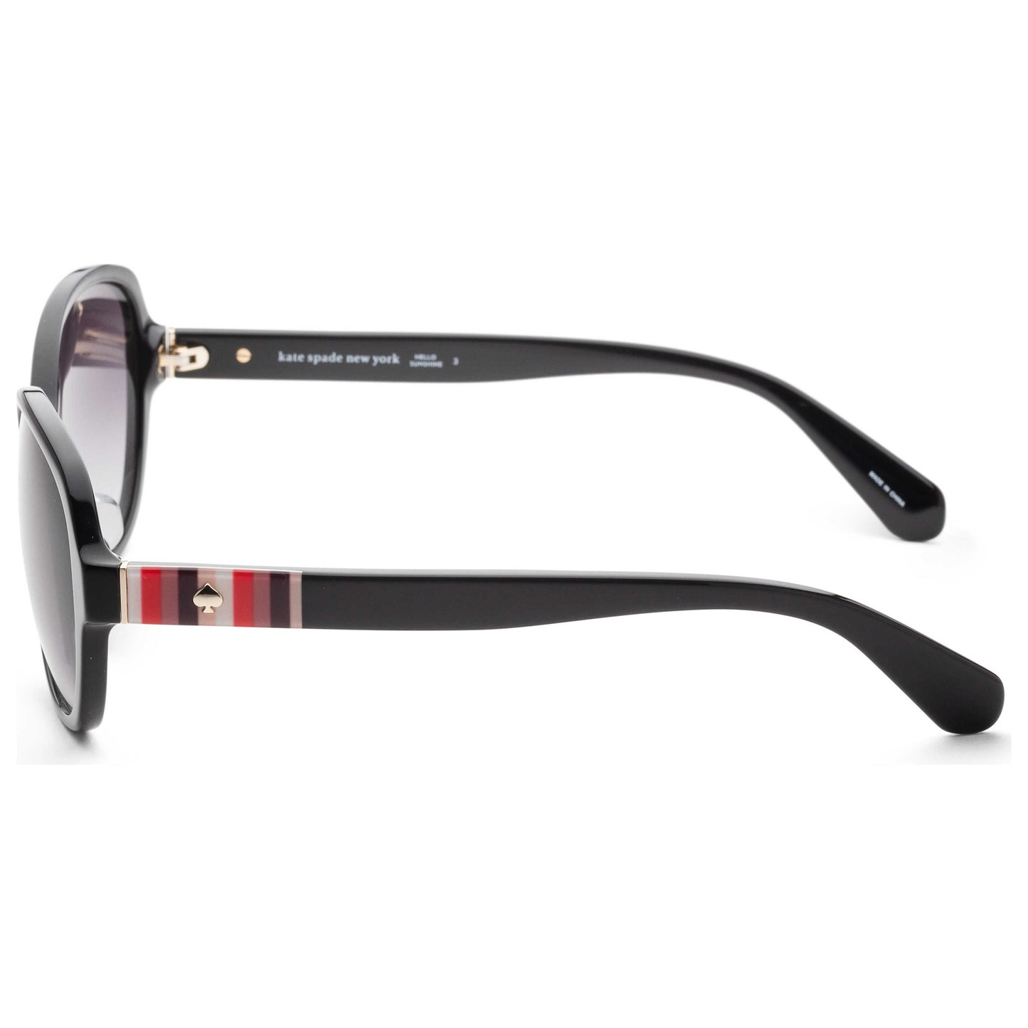 Left view of Kate Spade Cailee Women's Sunglasses CAILEEFS-807-9O